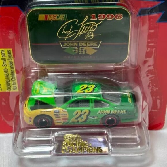 Racing Champions 1996 John Deere 1:64 Nascar Chad Little #23 Pontiac Grand Prix - Picture 6 of 6